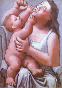 mother and child 1922 The Alex L.Hillman Foundation N. York