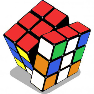 rubiks cube-red